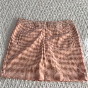 Tommy Hilfiger Pink Houndstooth Mini Golf Skort